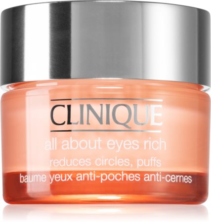 Clinique All About Eyes™ Rich hydratační oční krém proti otokům a tmavým kruhům