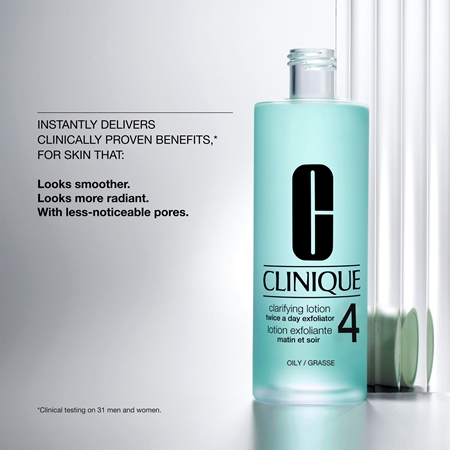Clinique 3 Steps Clarifying Lotion 4 tonikum pro mastnou pleť