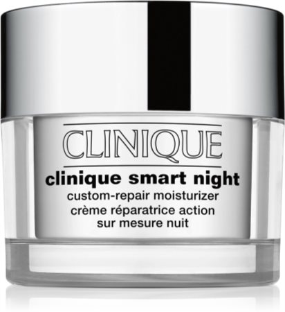 Clinique Smart Night™ Custom-Repair Moisturizer crema de noche hidratante antiarrugas para pieles secas y mixtas