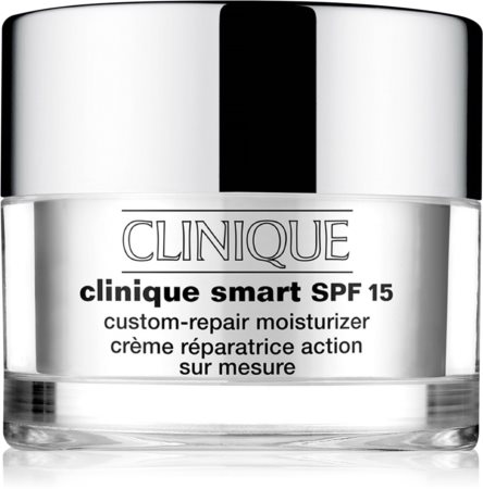 Clinique Clinique Smart™ SPF 15 Custom-Repair Moisturizer crème de jour hydratante anti-rides pour peaux grasses SPF 15