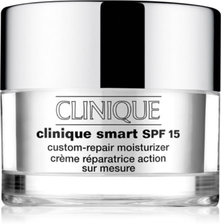 Clinique Clinique Smart™ SPF 15 Custom-Repair Moisturizer nawilżający krem na dzień przeciw zmarszczkom do skóry tłustej SPF 15