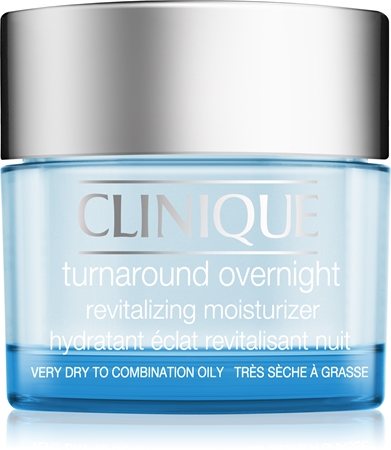 Clinique Turnaround creme revitalizante de noite para pele seca e mista