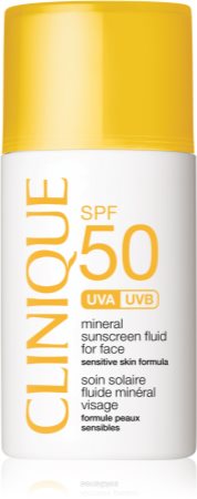 Clinique Sun SPF 50 Mineral Sunscreen Fluid For Face Mineral Sunscreeen Fluid SPF 50
