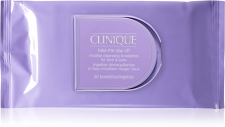 Clinique Take The Day Off™ Micellar Cleansing Towelettes for Face & Eyes čistilni robčki za odstranjevanje ličil