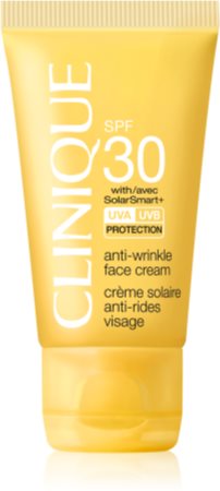 Clinique Sun SPF 30 Sunscreen Oil-Free Face Cream creme bronzeador para rosto com efeito antirrugas SPF 30