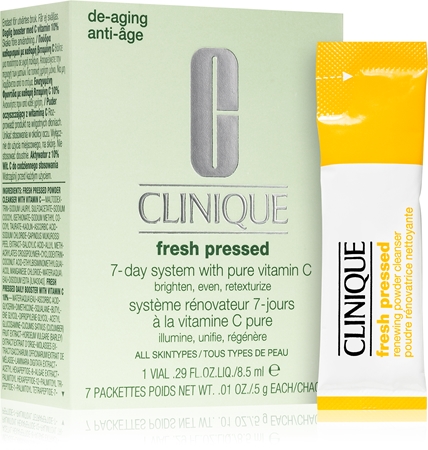 Clinique Fresh Pressed™ 7-Day System with Pure Vitamin C ensemble pour une peau lumineuse et lisse