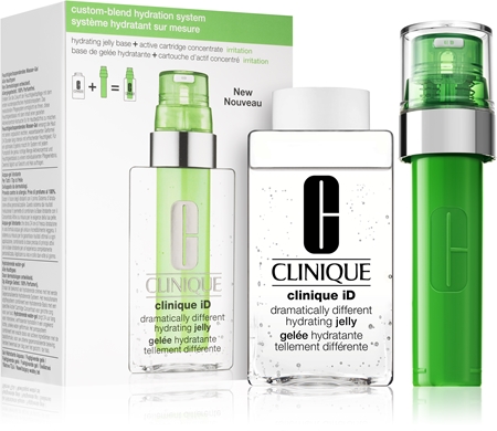 Clinique iD™ Dramatically Different™ Hydrating Jelly + Active Cartridge Concentrate for Irritation set II,(per lenire la pelle)