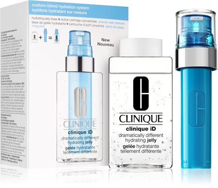 Clinique iD™ Dramatically Different™ Hydrating Jelly + Active Cartridge Concentrate for Pores & Uneven Texture комплект (за освежаване и изглаждане на кожата)