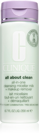 Clinique All About Clean All-in-One Cleansing Micellar Milk + Makeup ...