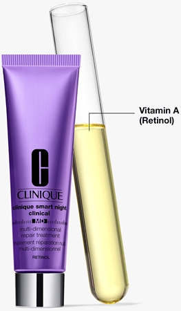 Clinique Smart Night™ Clinical MD Multi-Dimensional Repair Treatment відновлюючий нічний догляд з ретинолом