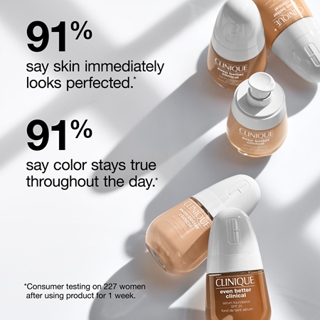 Clinique Even Better Clinical Serum Foundation SPF 20 cuidado de maquilhagem SPF 20