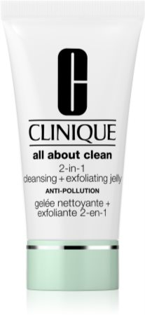 Clinique All About Clean 2-in-1 Cleansing + Exfoliating Jelly exfoliante de limpeza em gel