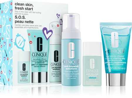 Clinique Clean Skin, Fresh Start σετ δώρου για λιπαρή και προβληματική επιδερμίδα