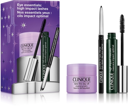 Clinique Holiday Eye Essentials: High Impact Lashes Christmas gift set for the eye area