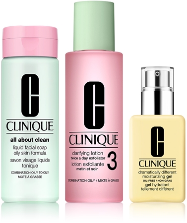 Clinique 3 Steps Skincare Systeme Oily Skin Types σετ δώρου για λιπαρή επιδερμίδα