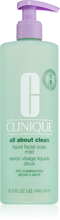 Clinique Liquid Facial Soap Mild tekuté mýdlo pro suchou a smíšenou pleť
