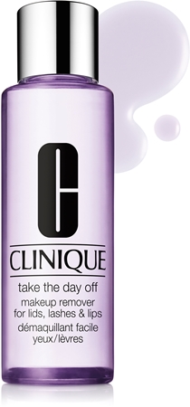 Clinique Take The Day Off™ Makeup Remover For Lids, Lashes & Lips două faze pentru îndepărtarea machiajului de pe ochi și buze