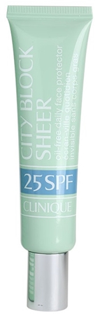 Clinique City Block™ Sheer Oil-Free Daily Face Protector SPF 25 ochranný krém na obličej SPF 25