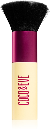 Coco & Eve Sunny Honey Deluxe Vegan Kabuki Brush pinceau kabuki corps et visage