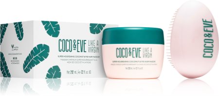 Coco & Eve Like A Virgin Super Nourishing Coconut & Fig Hair Masque set za popoln videz las