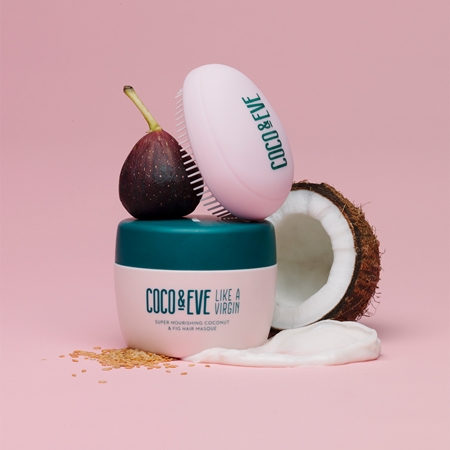 Coco & Eve Like A Virgin Super Nourishing Coconut & Fig Hair Masque set za popoln videz las