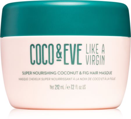 Coco & Eve Like A Virgin Super Nourishing Coconut & Fig Hair Masque globinsko hranilna maska za sijaj in mehkobo las