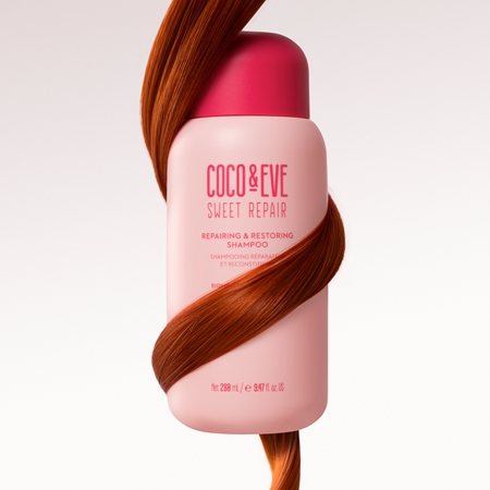 Coco & Eve Sweet Repair Repairing & Restoring Shampoo intenzivně regenerační šampon pro poškozené a barvené vlasy