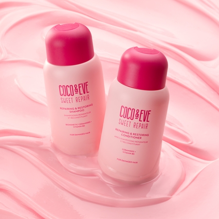 Coco & Eve Sweet Repair Repairing & Restoring Shampoo intenzivně regenerační šampon pro poškozené a barvené vlasy