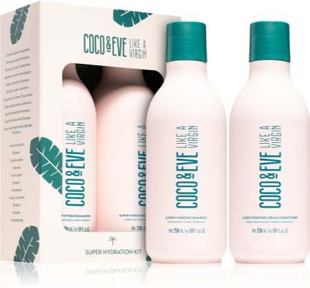 Coco & Eve Like A Virgin Super Hydration Kit šampon in balzam za hidracijo in sijaj