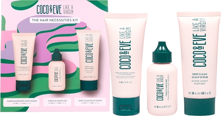 Coco & Eve Like A Virgin Hair Necessities Kit Gift Set (for hair and scalp)