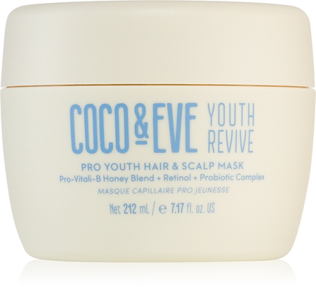 Coco & Eve Youth Revive Pro Youth Hair & Scalp Mask Revitalisierende Maske gegen Alterungszeichen der Haare
