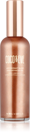 Coco & Eve Sunny Honey Antioxidant Glow Shimmer Body Oil rozjasňující olej na tělo