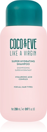 Coco & Eve Like A Virgin Super Hydrating Shampoo hidratáló sampon a fénylő és selymes hajért