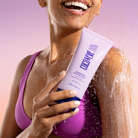 Coco & Eve Glow Figure Resurfacing Body Gel Scrub jemný tělový peeling