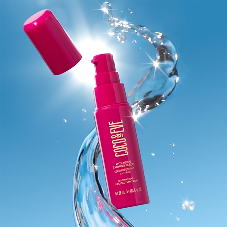 Coco & Eve Sunny Honey Anti-Aging Tanning Serum samoopalovací sérum na obličej