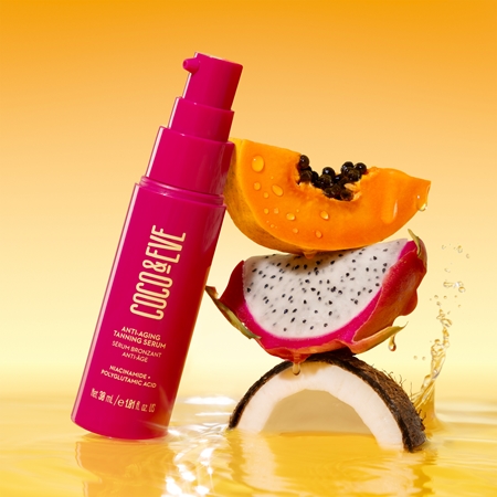 Coco & Eve Sunny Honey Anti-Aging Tanning Serum samoopalovací sérum na obličej