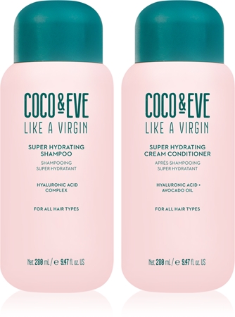Coco & Eve Like A Virgin Super Hydration Kit ensemble pour des cheveux brillants et doux