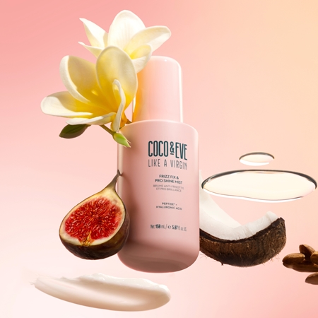 Coco & Eve Like A Virgin Frizz Fix & Pro Shine Mist Detangling Hair Spray for shiny and soft hair
