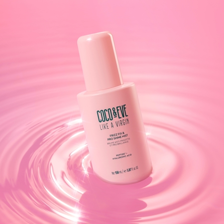 Coco & Eve Like A Virgin Frizz Fix & Pro Shine Mist Detangling Hair Spray for shiny and soft hair