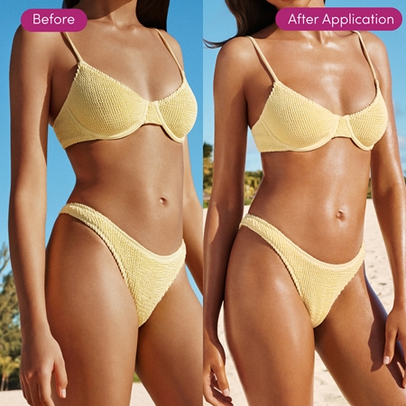 Coco & Eve Sunny Honey Highlighter Body SPF50 sérum protecteur à effet éclaircissant