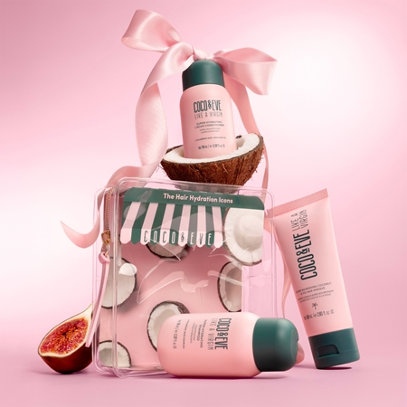 Coco & Eve The Hair Hydration Icons Intensiv-Feuchtigkeitspflege-Set für glänzendes und geschmeidiges Haar