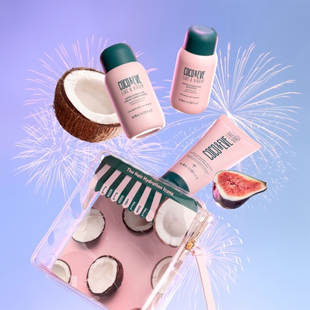 Coco & Eve The Hair Hydration Icons Intensiv-Feuchtigkeitspflege-Set für glänzendes und geschmeidiges Haar