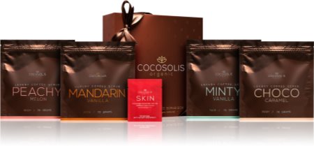 COCOSOLIS Luxury Coffee Scrub Box ensemble (pour une peau douce et lisse)