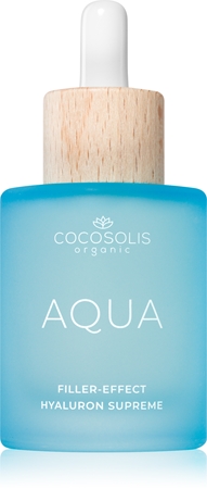 COCOSOLIS AQUA Filler-Effect Hyaluron Supreme hidratáló szérum a fiatalos kinézetért