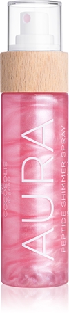 COCOSOLIS AURA Peptide Shimmer Spray Moisturising Spray with brightening effect