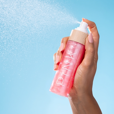 COCOSOLIS Peptide Shimmer Spray PINK spray hidratant cu efect iluminator
