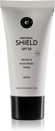 Cocunat Natural Shield crème teintée protectrice visage SPF 30