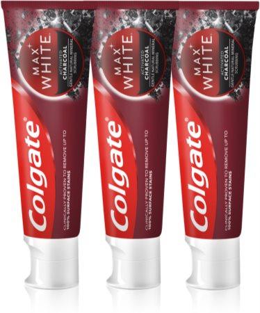 Colgate Max White Charcoal отбеливающая зубная паста с активированным углем
