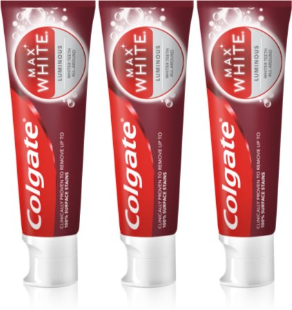 Colgate Max White Luminous pasta de dientes para dientes blancos y radiantes