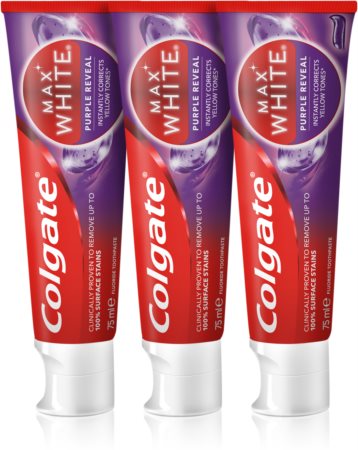 Colgate Max White Purple Reveal Opfriskende tandpasta